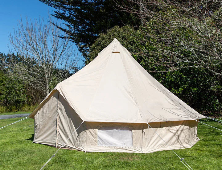 Luxury Oxford Cotton Canvas Bell Tents. 3 sizes available. Free Shipping within the UK.