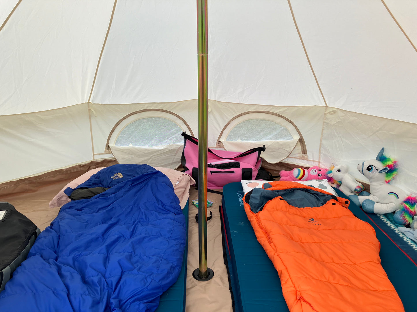 Luxury Oxford Cotton Canvas Bell Tents. 3 sizes available. Free Shipping within the UK.
