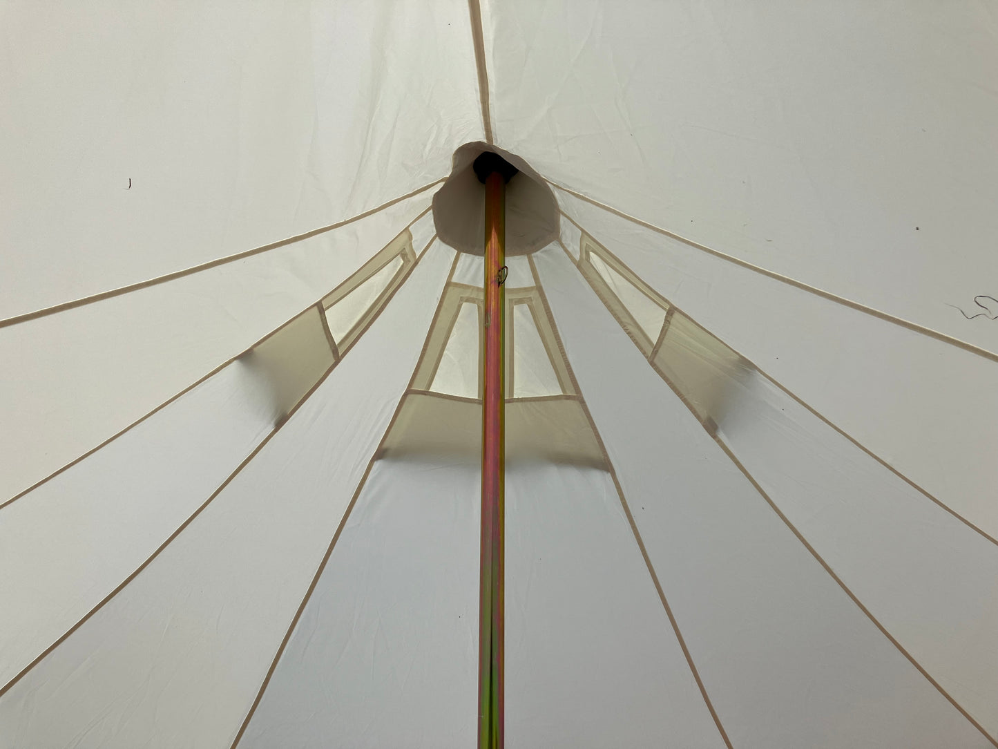 Luxury Oxford Cotton Canvas Bell Tents. 3 sizes available. Free Shipping within the UK.